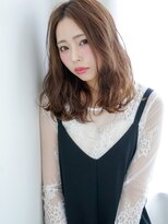 ヘアーセンス 新小岩店(hair SENSE) センターパート×おくれ毛バング☆大人セミディ