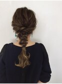 〔ange maco〕3Dカラーのくるりんぱあみおろしスタイル