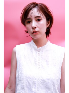 シック(Chic) ブルーグレージュ ミントアッシュボブショート メルトカラー