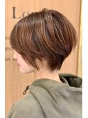 【石田勇士郎】横顔美人マニッシュショートネイビー20代30代40代