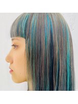 クク(QUQU)&nbsp;ミックスグレー×ブルー