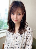AFLOAT《矢田菜津紀》表参道/レイヤーくびれ◎ピンクブラウン