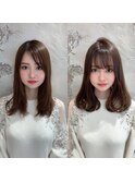 20代30代大人かわいいセミロングヘア★ブランジュ