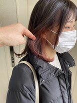 ヘアーデザイン リボン(hair design Ribon) インナーカラー&ピンクブラウン