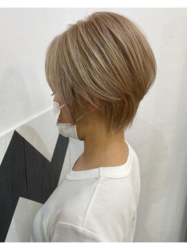 デスト 大宮(DEST) @dest_tanaka_katsuyaミルクティーカラー/くびれショート[大宮]