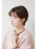 韓国っぽショートカット×ナチュラルブラウン