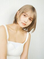 エミュー 上大岡店(emue)&nbsp;イメチェン/ホワイトブロンド/外ハネボブ/美髪/上大岡