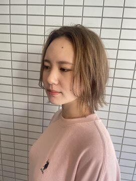 ヘアアンドスペース ベロン(hair&space velon) ソトハネレイヤーボブ