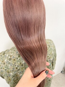 ヒビヲ(HIBIO) ダブルカラーピンクベージュミルクティーベージュイルミナカラー