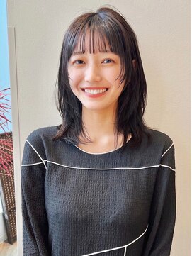 ケーツー あべのキューズモ－ル店(K-two) 顔周りレイヤー*顔周りカット*グレージュカラー*地毛風カラー