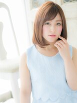 クオーレ ヘア アンジュ 水戸店(CUORE HAIR ange)&nbsp;水戸/髪質改善/シルキーベージュ/デザインカラー/斜めバングc