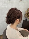 #結婚式ヘアアレンジ