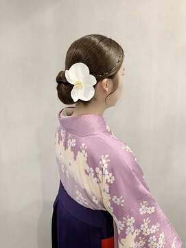 ラトリエコンタン(L´atelier Content) 水引 金箔 成人式ヘア 卒業式ヘア 袴ヘア 振袖ヘア【津田沼】