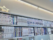 ヘアステージアミカルの雰囲気（豊富な漫画や雑誌が揃っています♪）