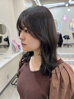 ヒョンミョン ライズバイレボ 取手店(hyon myon/RISE by REVO)&nbsp;レイヤーカット/デザインカラー/オリーブベージュ[取手/取手駅]