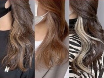 ヘアドレッシング インプローブ 前橋(hair dressing improve)の写真/≪グラデーション/ハイライト/インナーカラー≫季節やトレンドに合わせたカラーチェンジはimproveにお任せ!