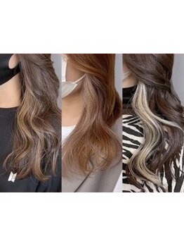 ≪グラデーション/ハイライト/インナーカラー≫季節やトレンドに合わせたカラーチェンジはimproveにお任せ!