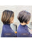 ショートボブ