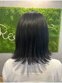 ナチュラルブラック×外ハネボブ