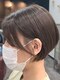 リアンシエル(LienCiel)の写真/乾かすだけで決まるショートヘア。骨格や髪質を見極めたカットで、どこから見ても美しいシルエットに◎
