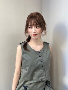 ボタン シブヤ(VOTAN SHIBUYA) レイヤーカット/ブラウンベージュ/透明感カラー/髪質改善/渋谷