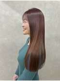 美髪髪質改善トリートメント/似合わせカット/フェミニンロング