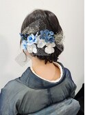 着物に合うアップスタイル