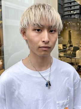 パークレーン アイス イヴェン(park lane ICI yeven) メンズカットシースルーマッシュハイライトスパイキーショート