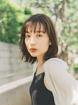 ガーデンヨコハマ(GARDEN YOKOHAMA) ボブ 外ハネボブ くびれヘア 夏 縮毛矯正 ハイライトカラー