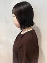 エミス バイ メルト 吉祥寺(emis by melt)&nbsp;【吉田江梨】顎下ボブ外はねニュアンスカラーアッシュブラウン