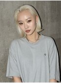 ハイトーンブロンド　ボブ