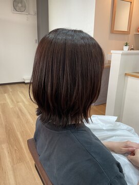 ロノキュア(Lono×cure) レイヤーカット+ボブ+髪質改善グレイスシルクカラー