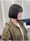 ◯ オリーブグレー/韓国/レイヤーカット/髪質改善/縮毛矯正/札幌