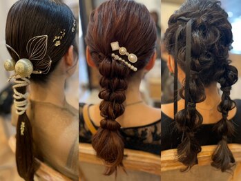 カーサ 祇園(CASA)の写真/【ヘアセット¥1500~】崩れにくいのがうれしい♪ヘアセットの技術を日々磨くstylistが理想のstyleをご提供*