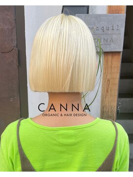 カンナ オーガニック ヘアデザイン(CANNA ORGANIC & HAIR DESIGN) 抜きっぱなしミニボブ