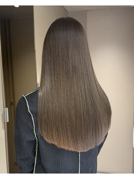 メゾンマイル 恵比寿(maison mile) #ブリーチなしダブルカラー#ワインレッド#ボルドーカラー#前髪