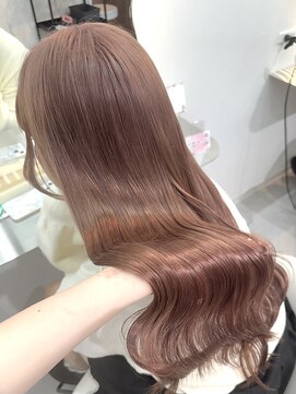 ラルムバイシー 新宿(LARME by Sea) 『Rio』ピンクベージュ/ブリーチカラー/ピンクカラー /新宿