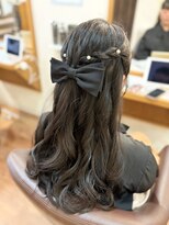 フリージア(freesia) ハーフアップ/髪質改善トリートメント/ヘアアレンジ/ヘアセット