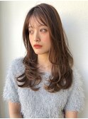 上品ワンホンレイヤー/ハッシュカットミルクティーベージュp大宮