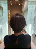 ひし形ショート代30代40代50代髪質改善白髪染めハイライト藤沢