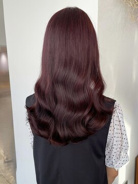ヘアーアイストゥーレ(HAIR ICI TRE) ブリーチなしカラーで叶う暖色カラー透明感レイヤー夏スタイル
