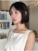 レイヤー/顔周りレイヤー/レイヤーカット/前髪/ボブ._.