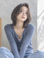 ドット ヘアー(dot.hair)&nbsp;ウルフミディ / ダークカラー / センターパート