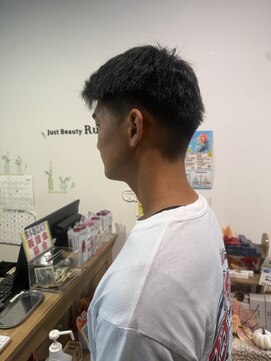 ジャストビューティ ルフレ 金沢八景店(Just Beauty Rufure) メンズショート × ナチュラルフェード