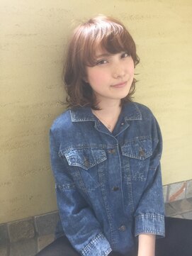 ヘア デザイン チアフル(hair design cheerful) 朝が楽！　ゆるやかミディ☆【センター南チアフル】