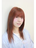 つややかナチュラルストレートスタイル