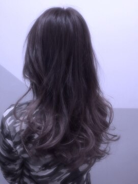 ミエルヘアーブラン(miel hair blanc) 【miel hair blanc】グラデーション♪パープルアッシュ