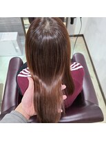 ヘアーメイク リル(HAIR MAKE Lir) 髪質改善ラグジュアリートリートメント後のスタイル