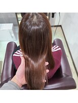 ヘアーメイク リル(HAIR MAKE Lir)&nbsp;髪質改善ラグジュアリートリートメント後のスタイル