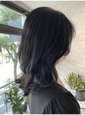《Jill ankh姫路駅前》濃厚グレージュ ブリーチありカラー